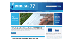 Desktop Screenshot of initiatives77.org